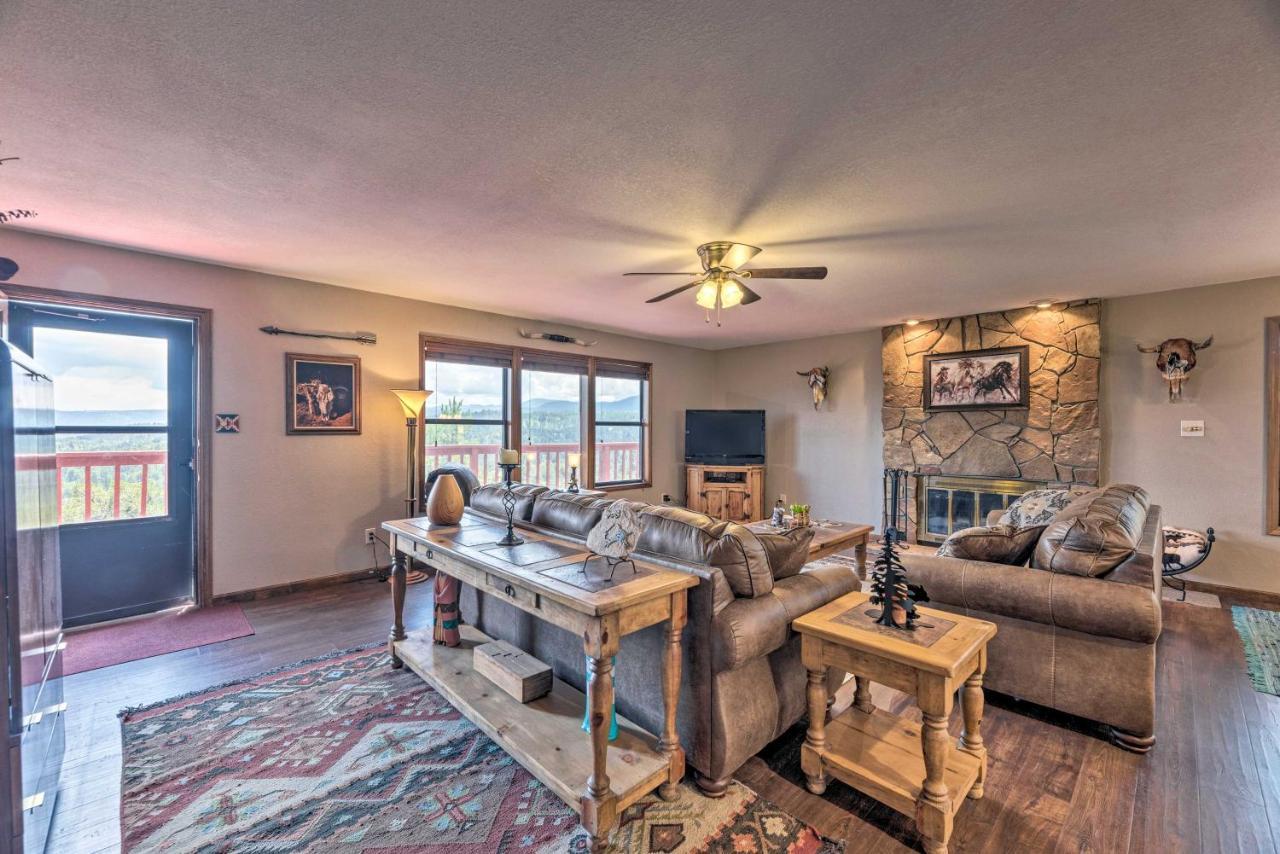 Mountains Majesty Cabin With Hot Tub And Mtn Views! Ruidoso Exterior photo