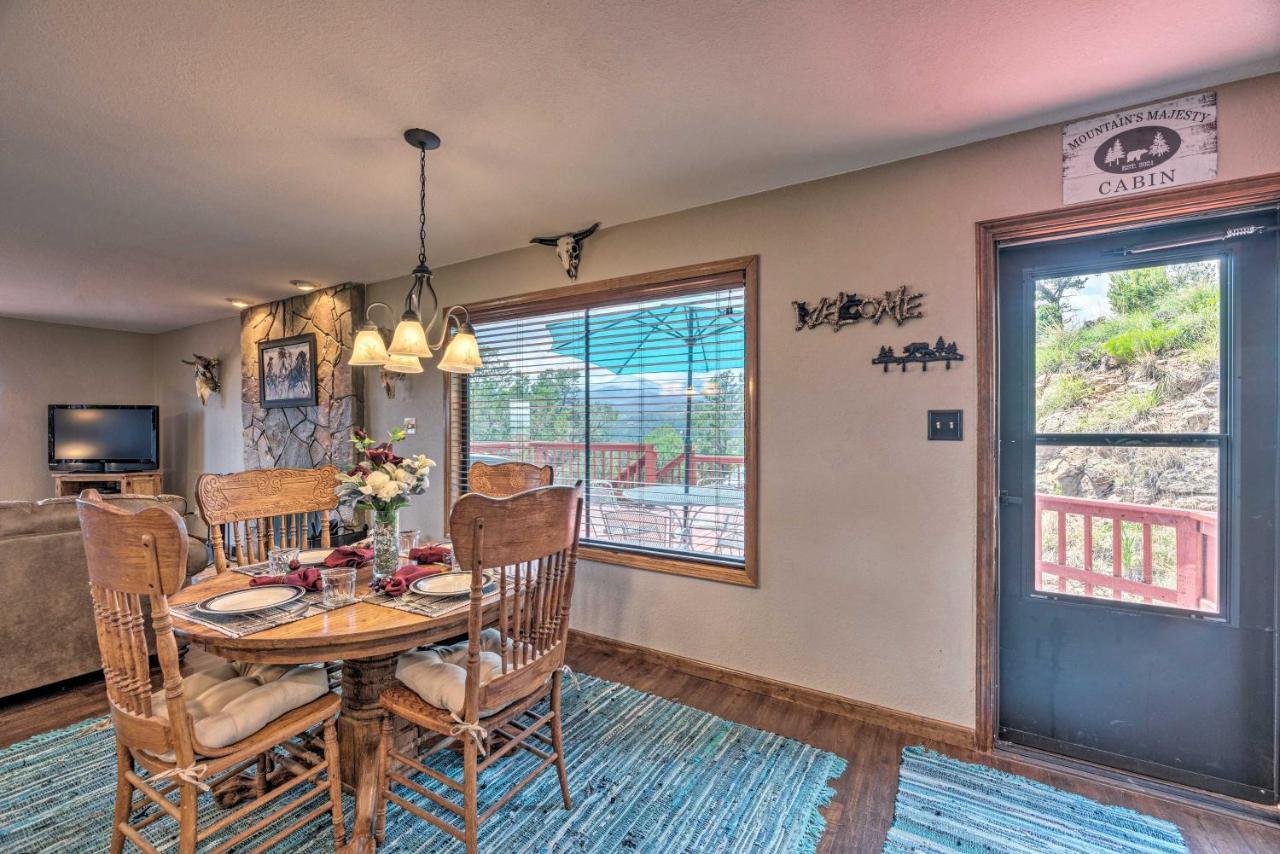 Mountains Majesty Cabin With Hot Tub And Mtn Views! Ruidoso Exterior photo
