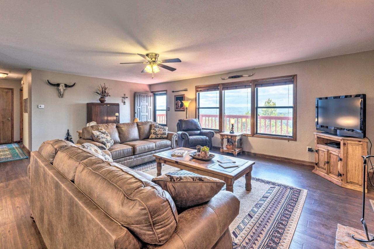 Mountains Majesty Cabin With Hot Tub And Mtn Views! Ruidoso Exterior photo