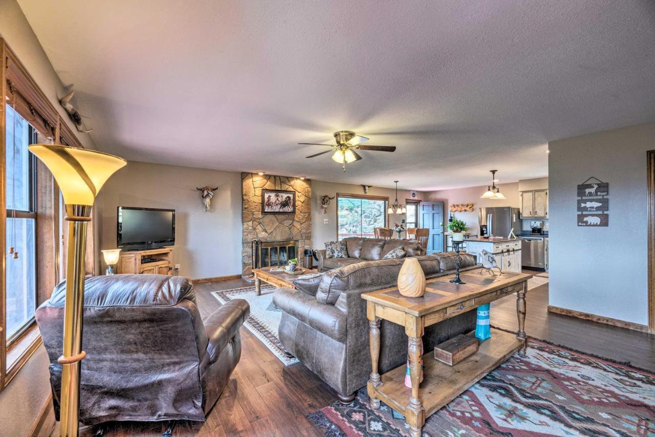 Mountains Majesty Cabin With Hot Tub And Mtn Views! Ruidoso Exterior photo