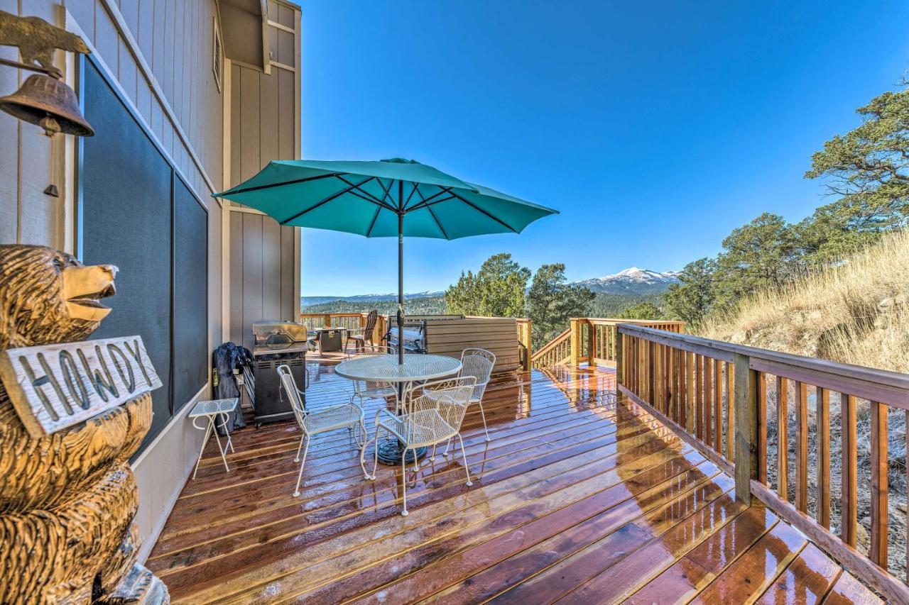 Mountains Majesty Cabin With Hot Tub And Mtn Views! Ruidoso Exterior photo