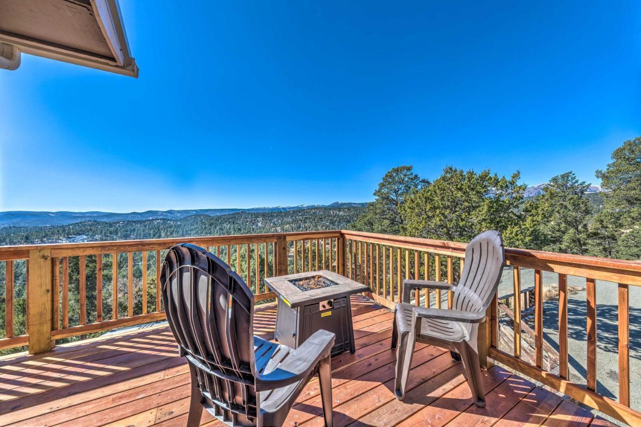Mountains Majesty Cabin With Hot Tub And Mtn Views! Ruidoso Exterior photo