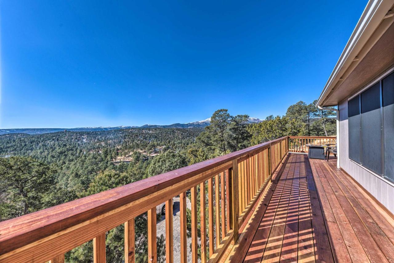 Mountains Majesty Cabin With Hot Tub And Mtn Views! Ruidoso Exterior photo