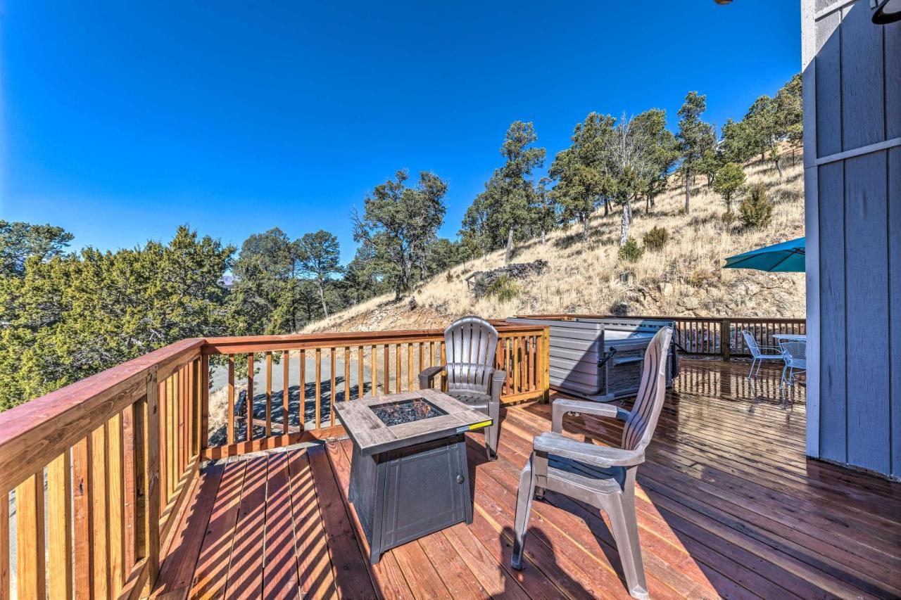 Mountains Majesty Cabin With Hot Tub And Mtn Views! Ruidoso Exterior photo