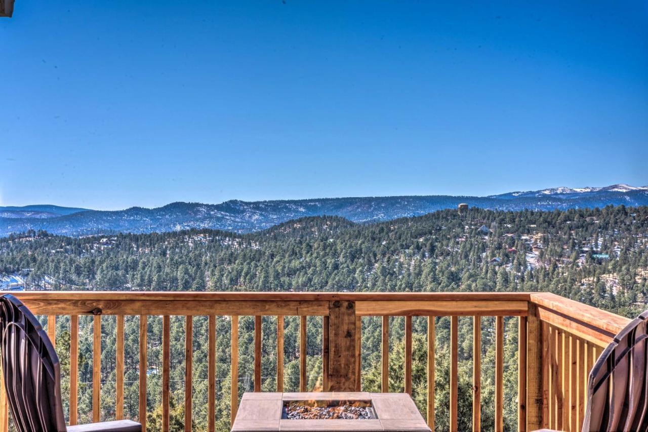 Mountains Majesty Cabin With Hot Tub And Mtn Views! Ruidoso Exterior photo