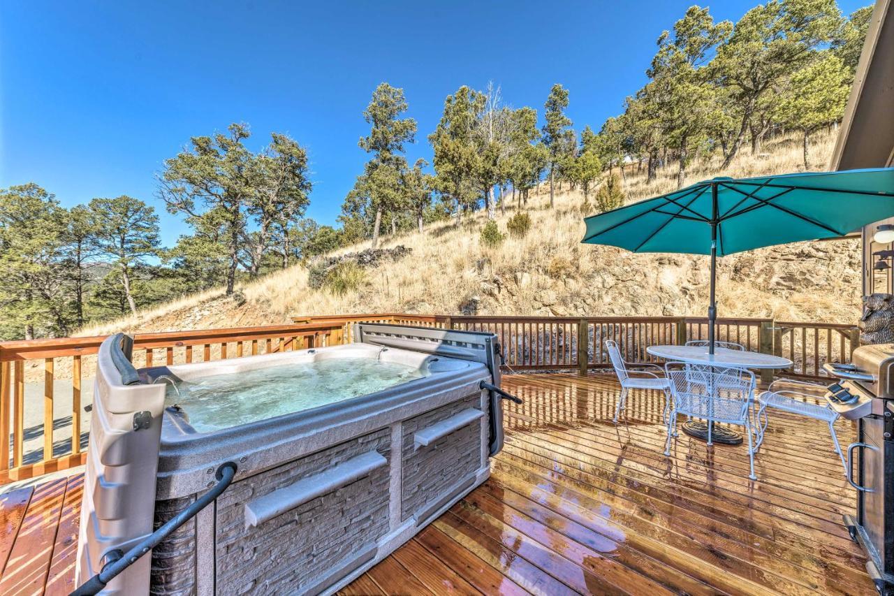 Mountains Majesty Cabin With Hot Tub And Mtn Views! Ruidoso Exterior photo